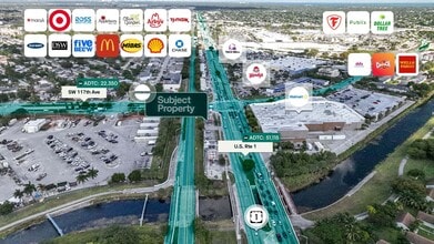 21100 S Dixie Hwy, Miami, FL - AERIAL map view