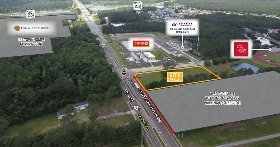 Samaritan Way & 103rd, Jacksonville, FL for sale - Aerial - Image 1 of 6