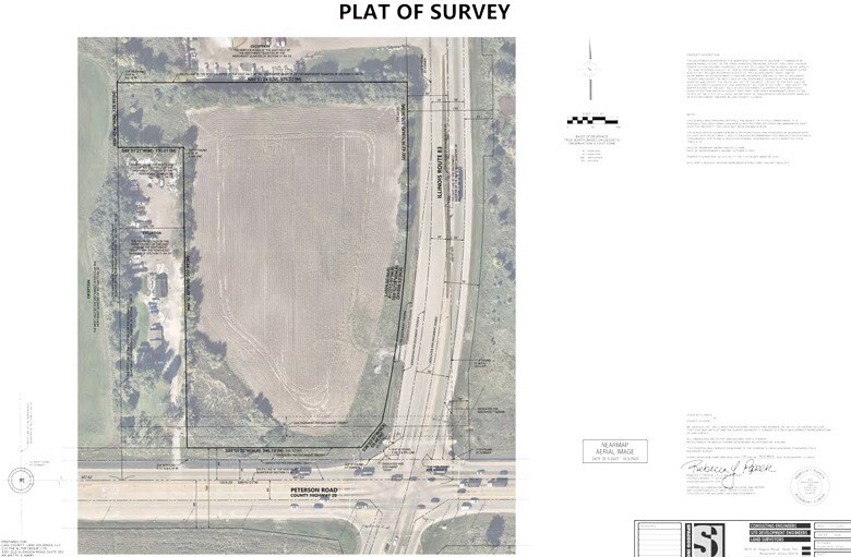 Peterson Road, Grayslake, IL for sale - Plat Map - Image 2 of 2