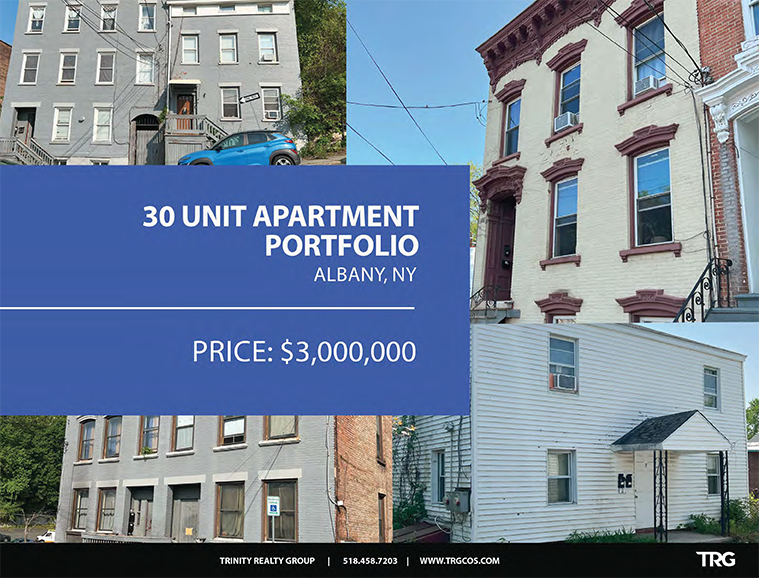 30 Unit Apartment Portfolio Albany, NY for Sale