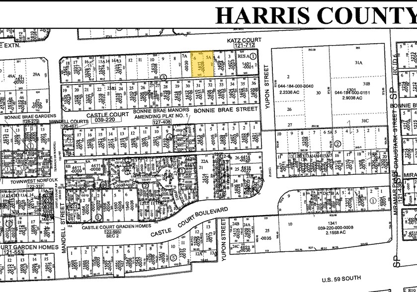 1411 Richmond Ave, Houston, TX for lease - Plat Map - Image 2 of 9