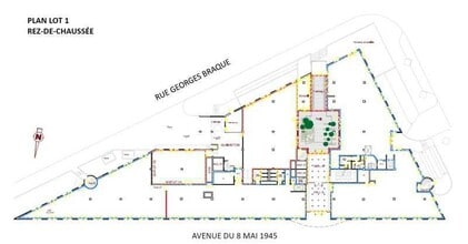1 Rue Georges Braque, Guyancourt for lease Floor Plan- Image 1 of 7