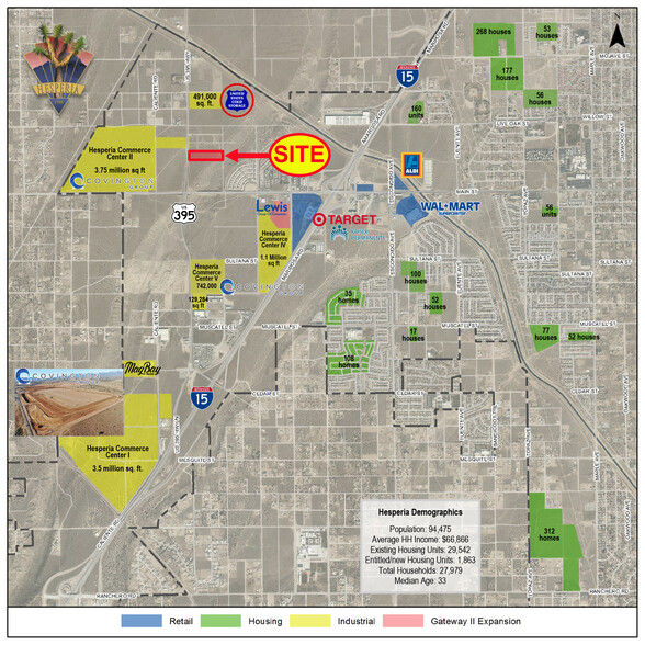 Hwy 395 Near Main St, Hesperia, CA for sale - Building Photo - Image 2 of 3