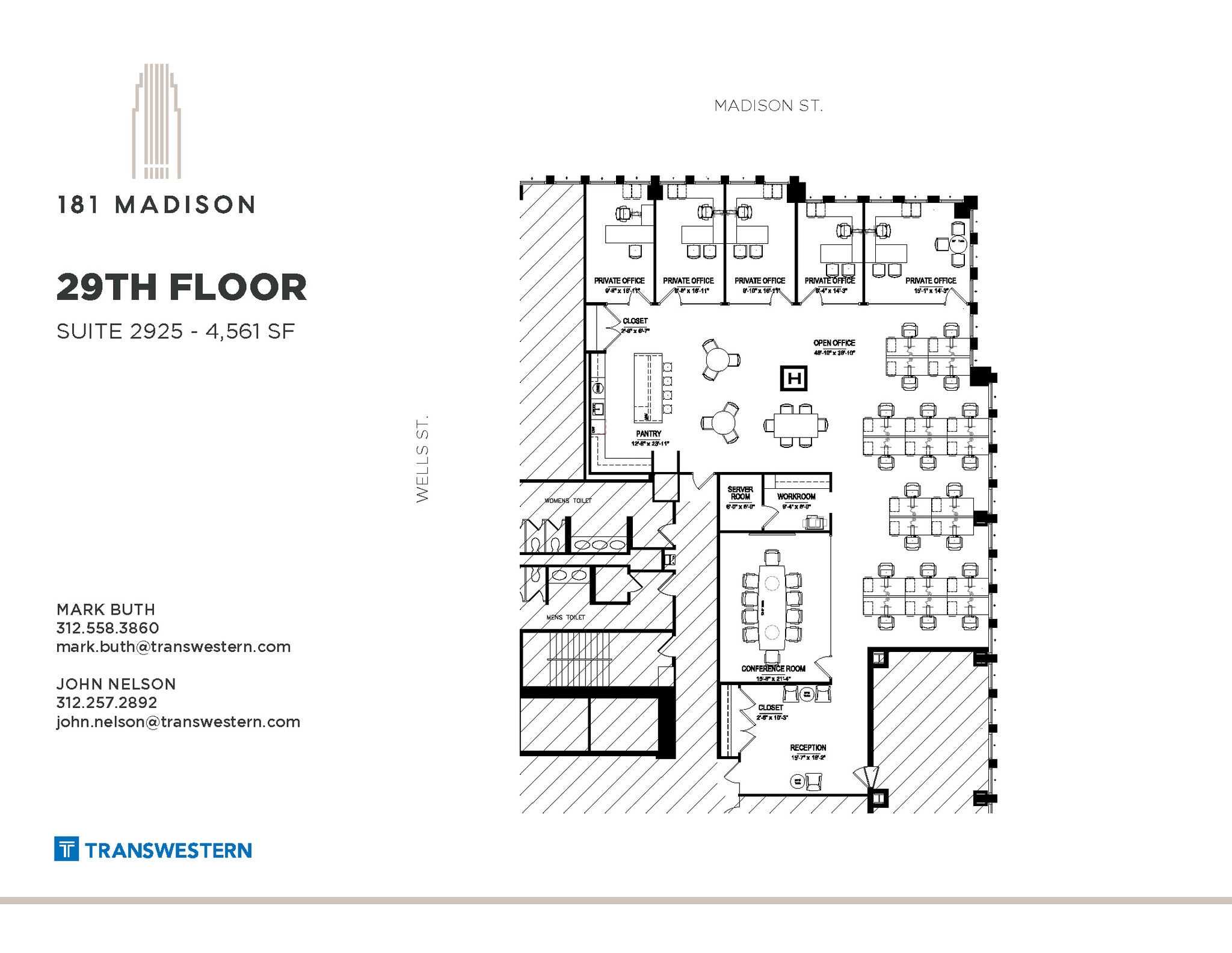 181 W Madison St, Chicago, IL for lease Floor Plan- Image 1 of 5