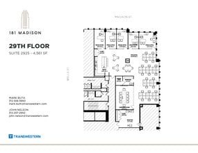 181 W Madison St, Chicago, IL for lease Floor Plan- Image 1 of 5