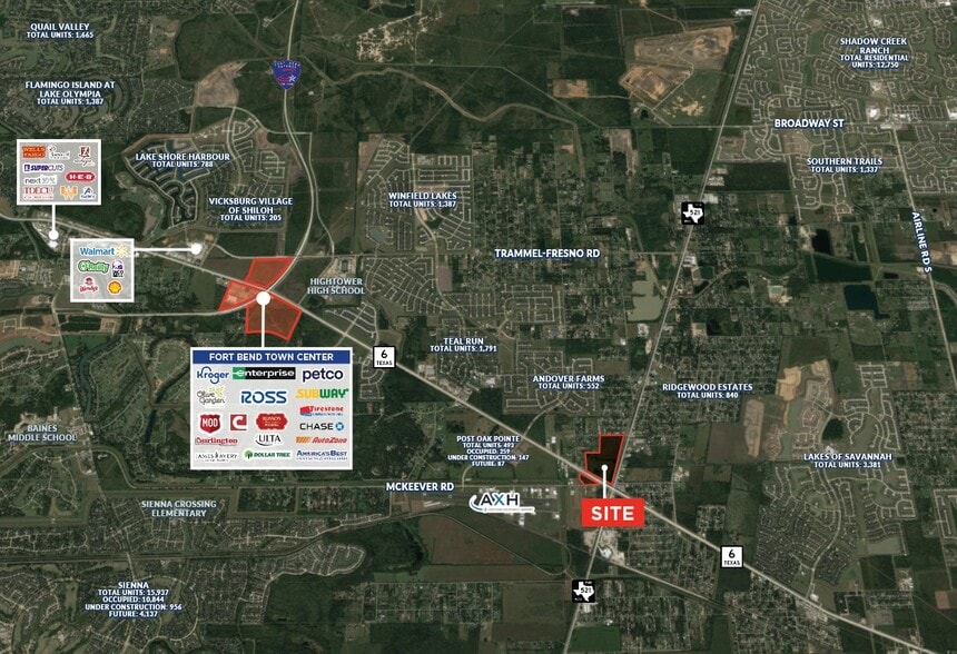 Hwy 6, Arcola, TX for sale - Aerial - Image 2 of 3