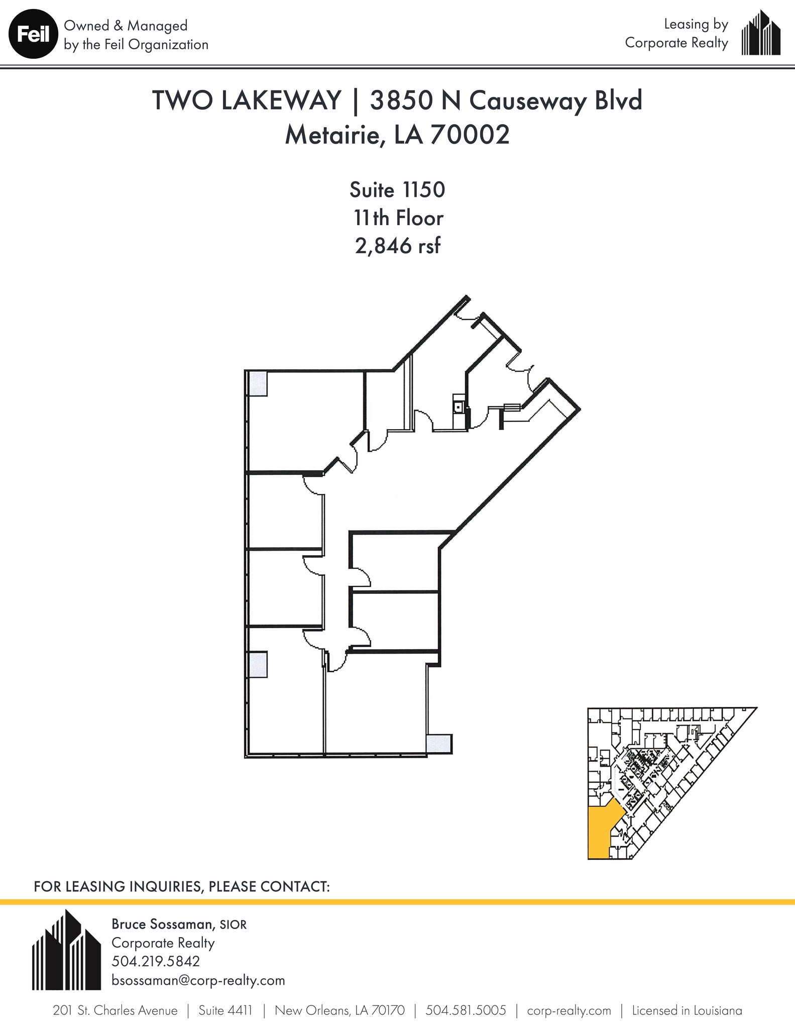 3900 N Causeway Blvd, Metairie, LA for lease Site Plan- Image 1 of 1