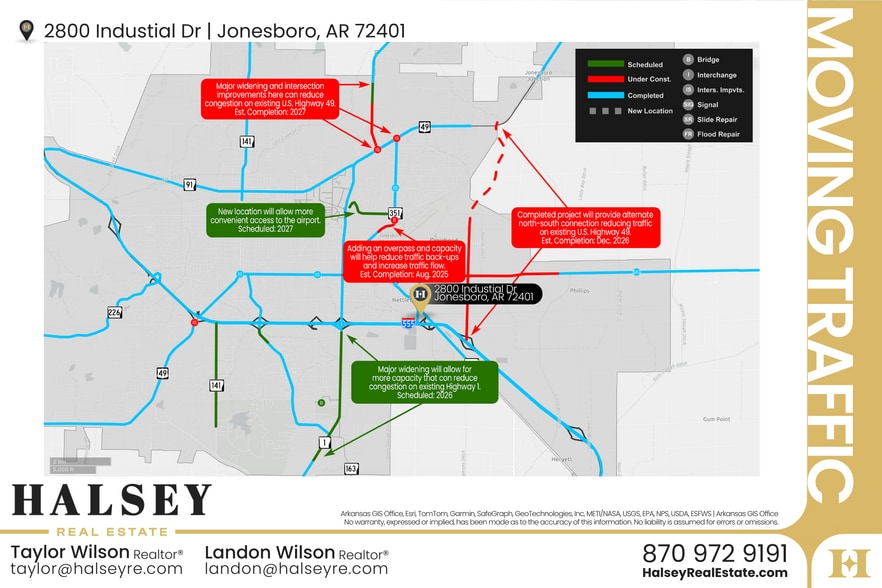 2800 Industrial Dr, Jonesboro, AR for sale - Building Photo - Image 2 of 7