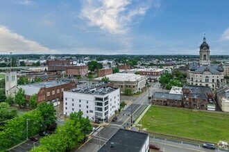 301 NW 3rd St, Evansville, IN - AERIAL  map view