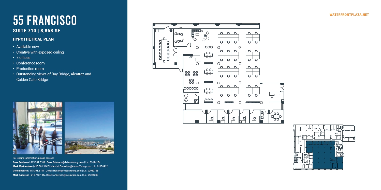 1700 Montgomery St, San Francisco, CA for lease Floor Plan- Image 1 of 1