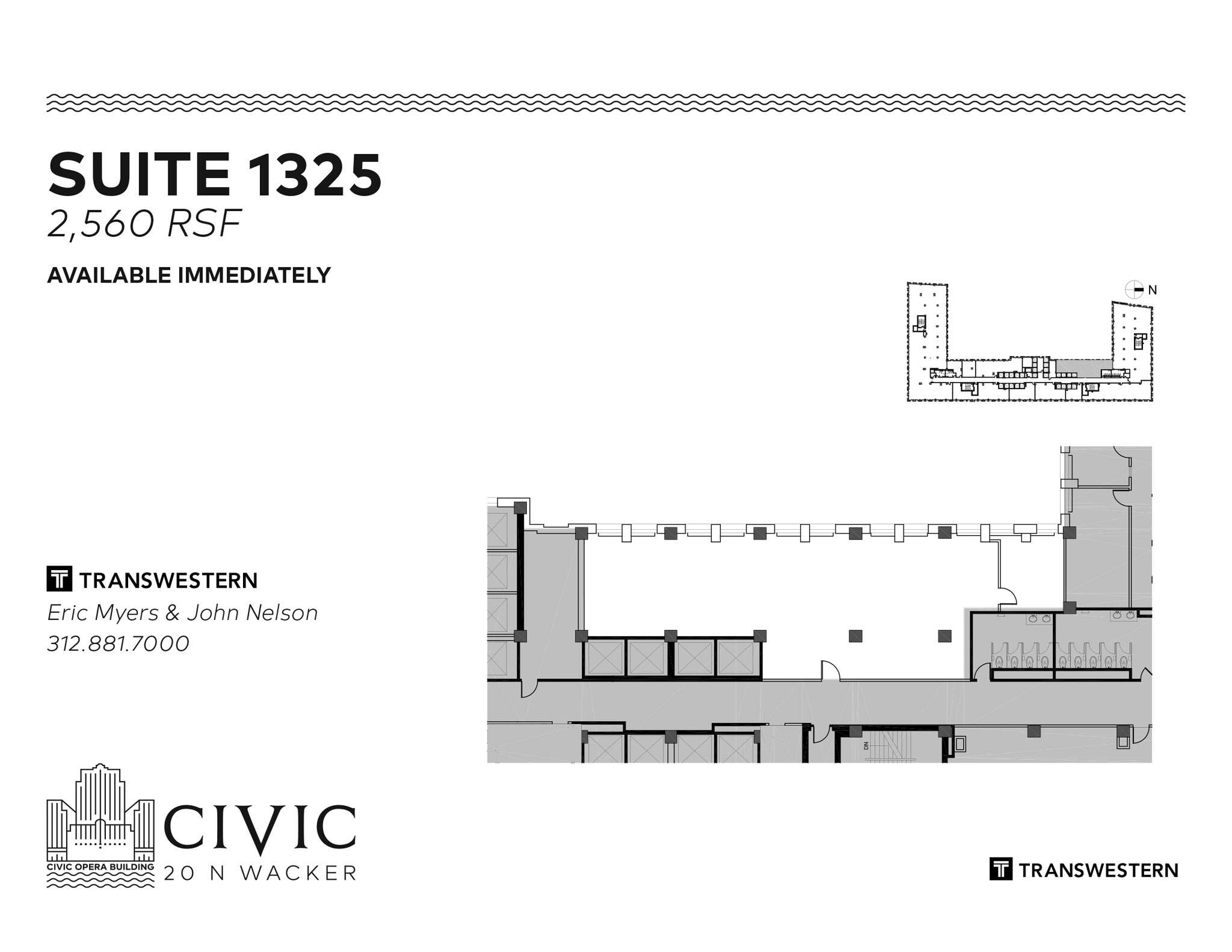 20 N Wacker Dr, Chicago, IL for lease Floor Plan- Image 1 of 1