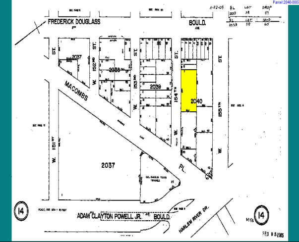 251-265 W 154th St, New York, NY for lease - Plat Map - Image 2 of 12