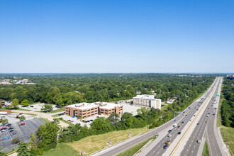 12101 Woodcrest Executive Dr, Creve Coeur, MO - aerial  map view