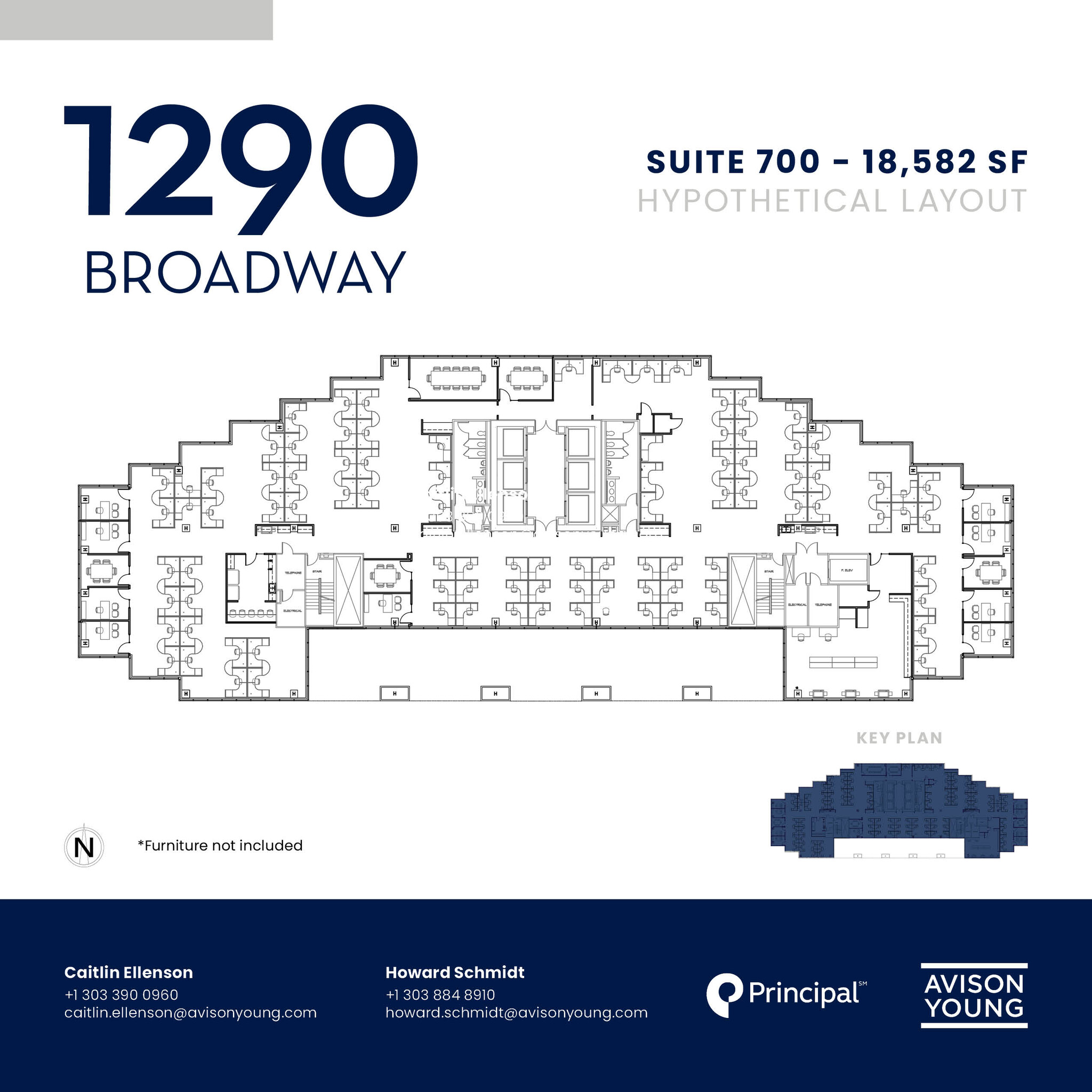 1290 Broadway, Denver, CO for lease Floor Plan- Image 1 of 2