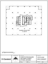 350 Albert St, Ottawa, ON for lease Floor Plan- Image 1 of 1