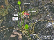 Tinton Ave, Tinton Falls, NJ - AERIAL  map view