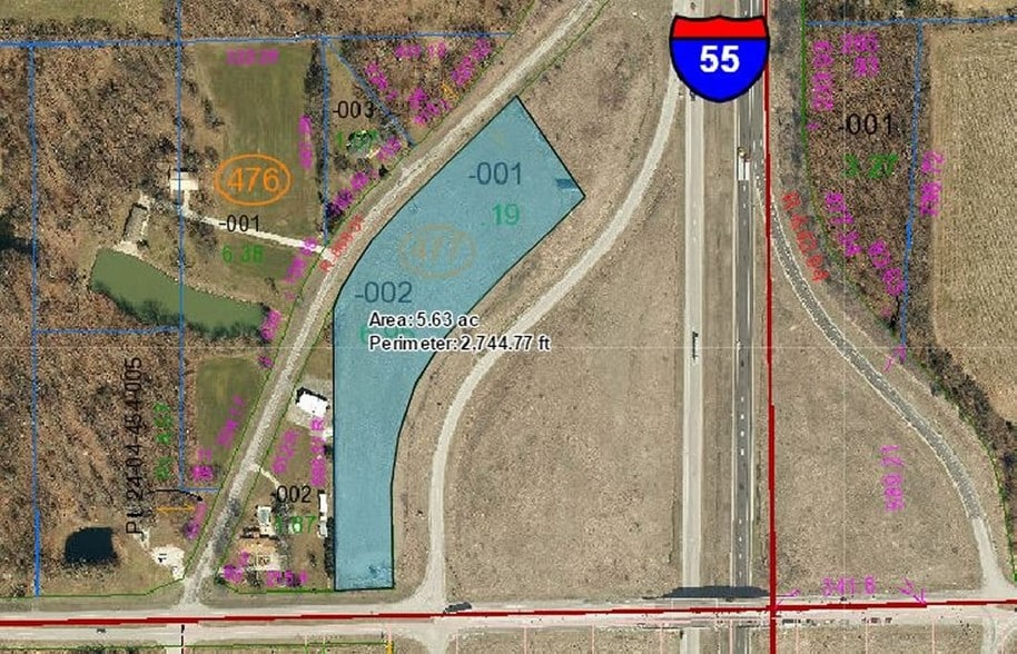 IL Route 138 & Frontage Rd, Mount Olive, IL 62069