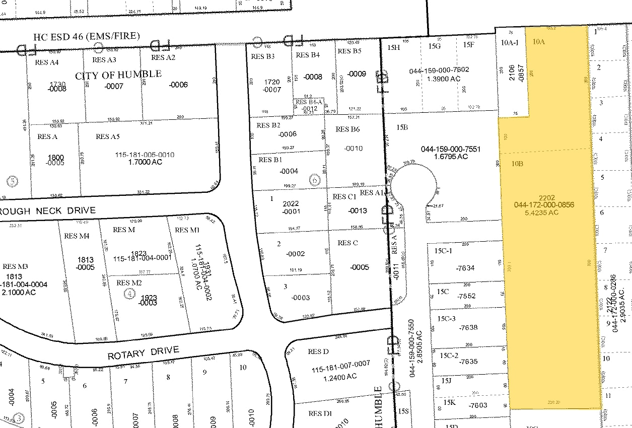 2122 FM 1960 Rd E, Humble, TX for sale Plat Map- Image 1 of 1