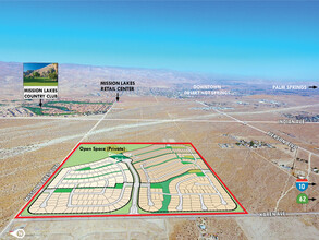 Mission Lakes, Desert Hot Springs, CA - aerial  map view - Image1