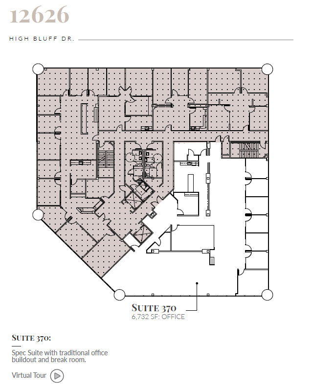 12626 High Bluff Dr, San Diego, CA for lease Floor Plan- Image 1 of 1