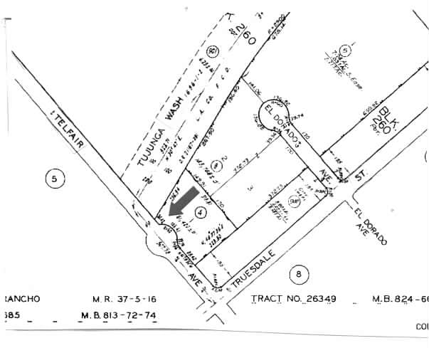 9420 Telfair Ave, Sun Valley, CA for lease - Plat Map - Image 2 of 5