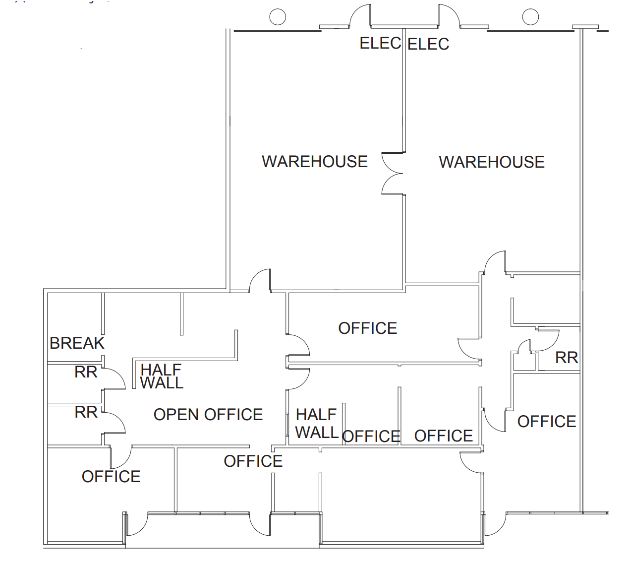 2154 W Northwest Hwy, Dallas, TX for lease Floor Plan- Image 1 of 1