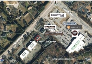 9350 Falls Of Neuse Rd, Raleigh, NC - AERIAL  map view