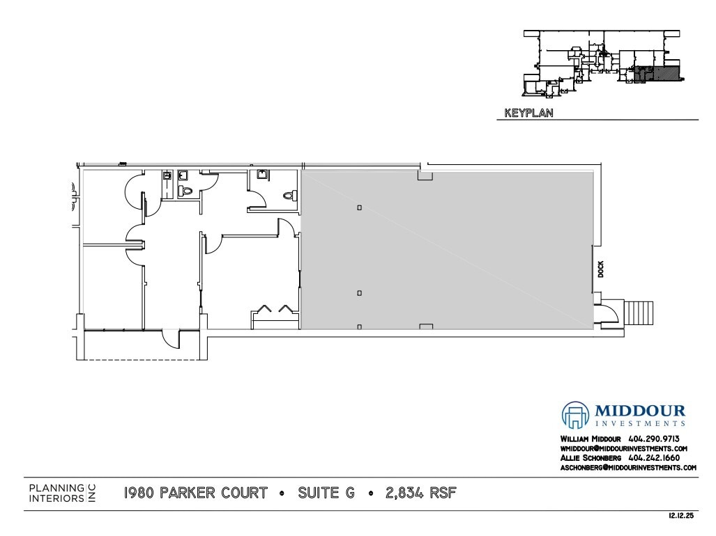 1899 Parker Ct, Stone Mountain, GA for lease Floor Plan- Image 1 of 1