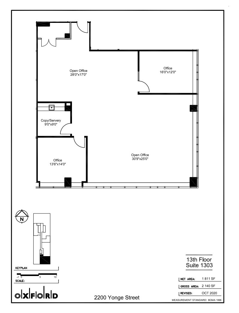 2200 Yonge St, Toronto, ON for lease Floor Plan- Image 1 of 1