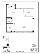 2200 Yonge St, Toronto, ON for lease Floor Plan- Image 1 of 1