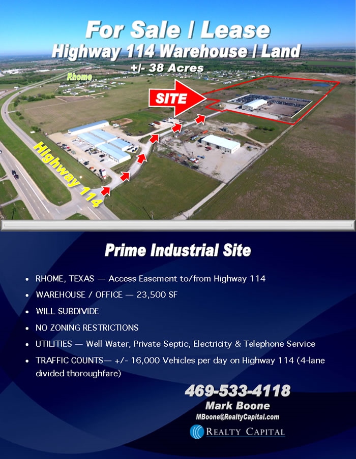 6277 E State Hwy 114, Rhome, TX for sale Building Photo- Image 1 of 1