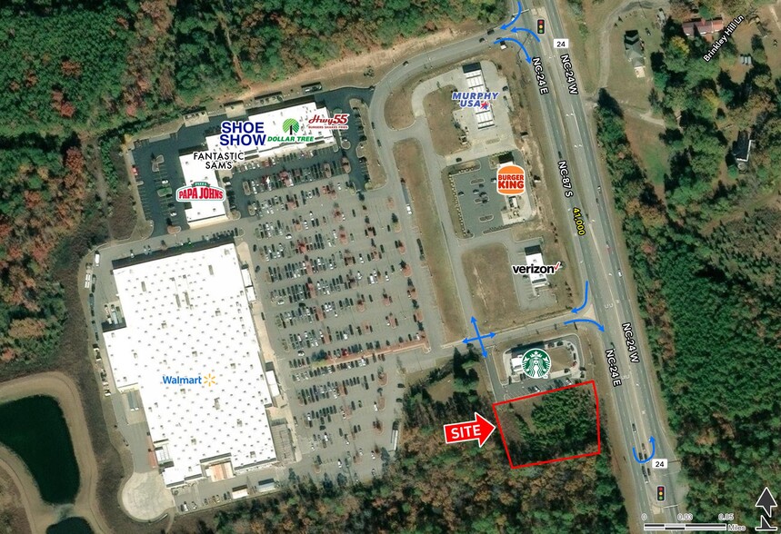 2822 NC Hwy 24-87, Cameron, NC for lease - Aerial - Image 1 of 1