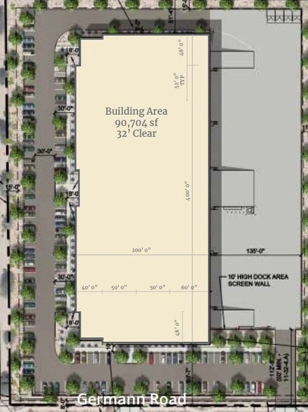 82nd St & Germann, Mesa, AZ for lease - Site Plan - Image 2 of 3