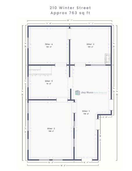 210 Winter St, Weymouth, MA for lease - Floor Plan - Image 2 of 9