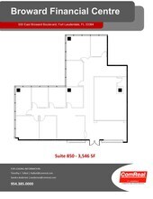 500 E Broward Blvd, Fort Lauderdale, FL for lease Floor Plan- Image 1 of 1