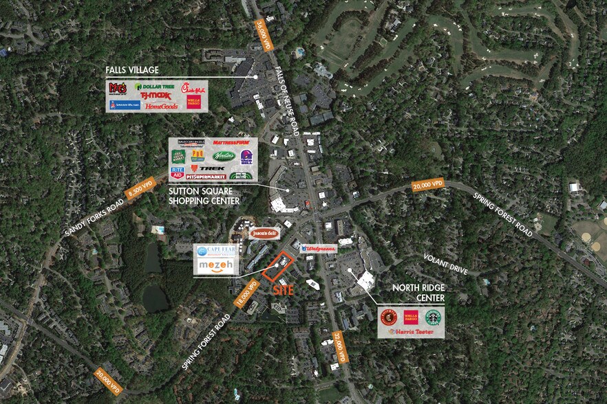 832 Springfield Commons Dr, Raleigh, NC for sale - Aerial - Image 1 of 1