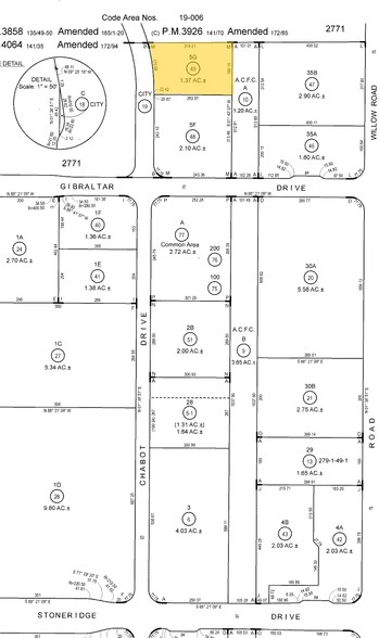 4733 Chabot Dr, Pleasanton, CA for lease - Plat Map - Image 2 of 6