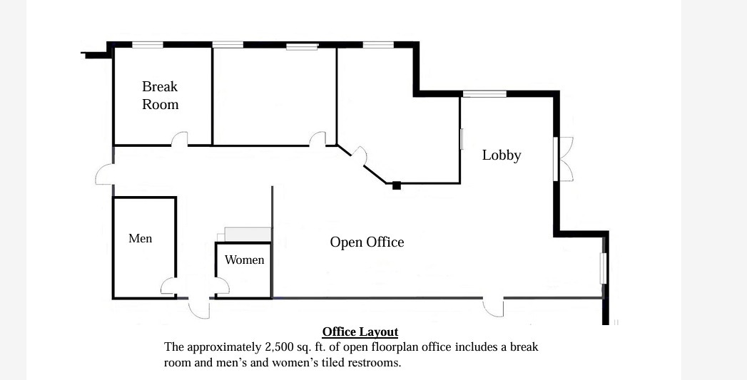 451 Alabama St, Redlands, CA for lease Floor Plan- Image 1 of 2