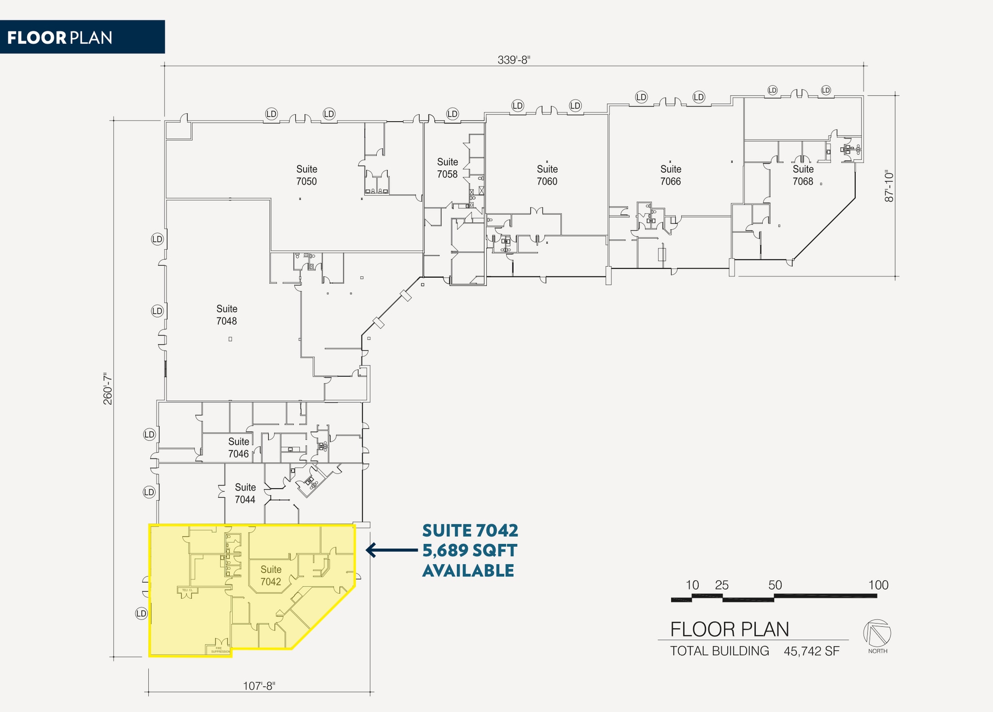7042-7068 Fairfield Business Dr, Fairfield, OH for lease Floor Plan- Image 1 of 9
