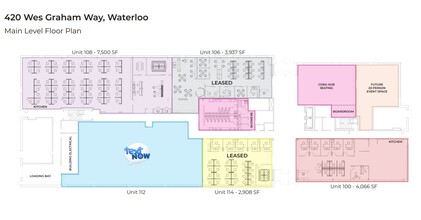 420 Wes Graham Way, Waterloo, ON for lease Floor Plan- Image 1 of 1