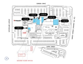 1835 Gordon Dr, Kelowna, BC for lease Site Plan- Image 1 of 1