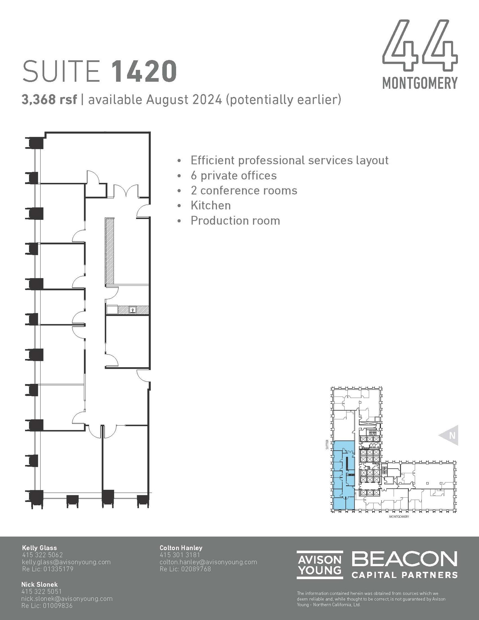 44 Montgomery St, San Francisco, CA for lease Floor Plan- Image 1 of 1