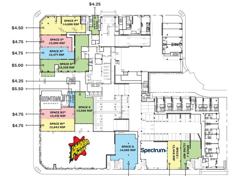 6200 Hollywood Blvd, Hollywood, CA for lease Floor Plan- Image 1 of 1