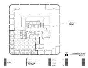 900 Tower Dr, Troy, MI for lease Floor Plan- Image 2 of 2