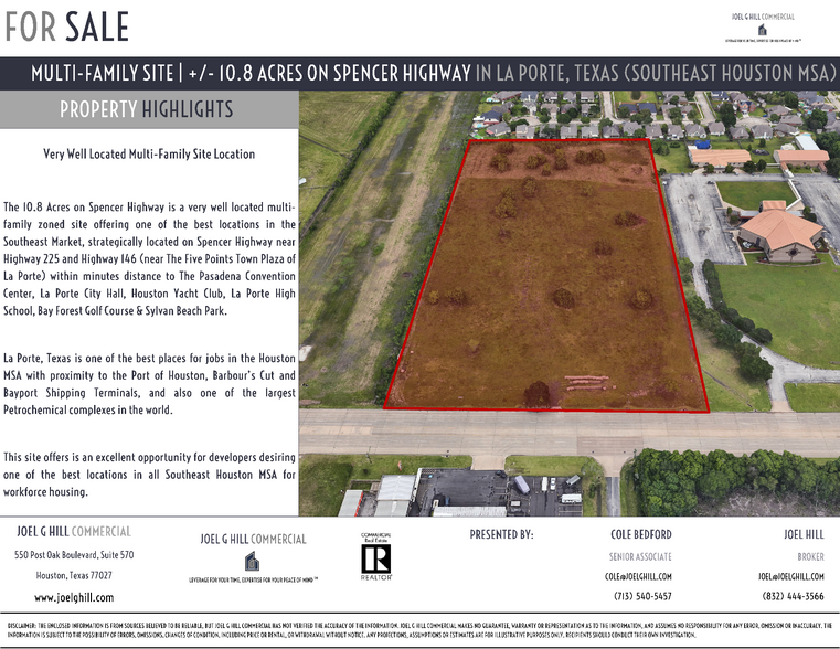 Spencer Hwy, La Porte, TX for sale - Aerial - Image 2 of 12