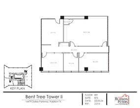16479 Dallas Pky, Addison, TX for lease Floor Plan- Image 2 of 2