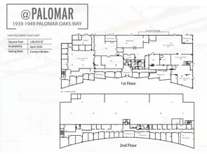 1939 Palomar Oaks Way, Carlsbad, CA for lease Floor Plan- Image 1 of 1