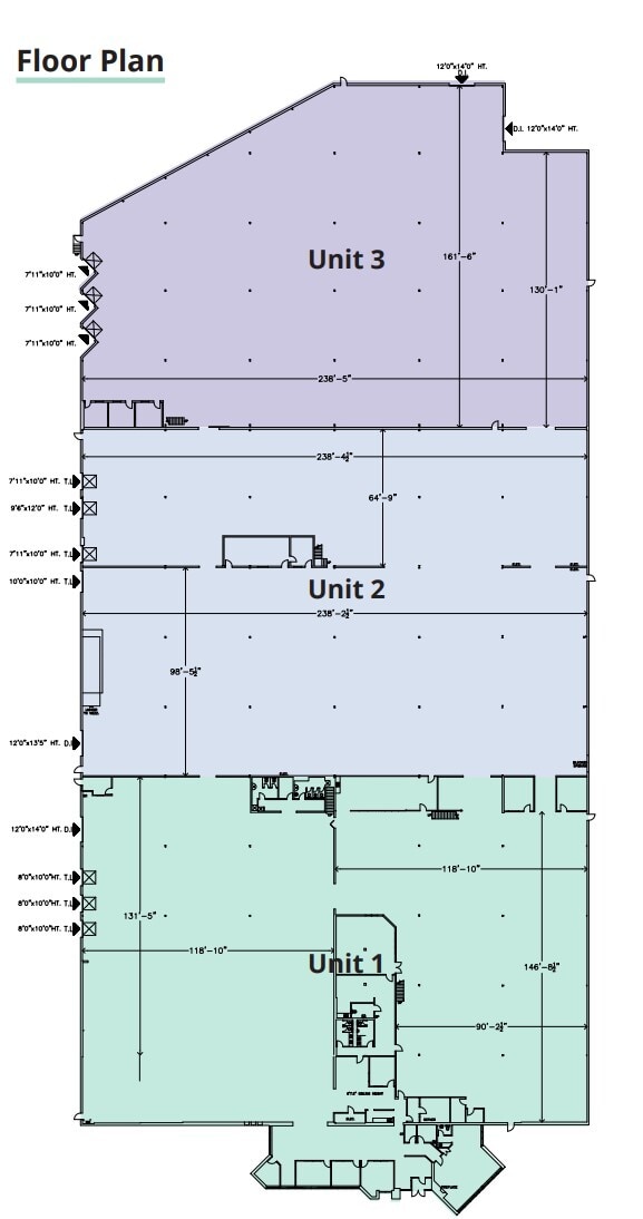505 Finley Ave, Ajax, ON for lease Floor Plan- Image 1 of 1
