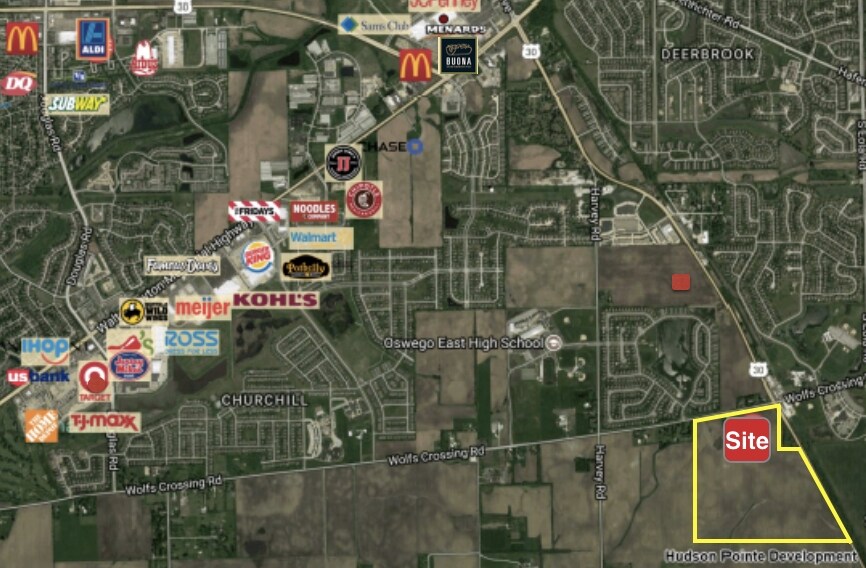 SWC Route 30 & Wolfs Crossing Rd, Oswego, IL for sale - Building Photo - Image 1 of 1