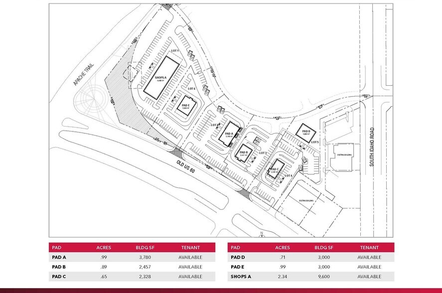NWC Idaho Rd & Apache Trl, Apache Junction, AZ for sale - Site Plan - Image 2 of 4